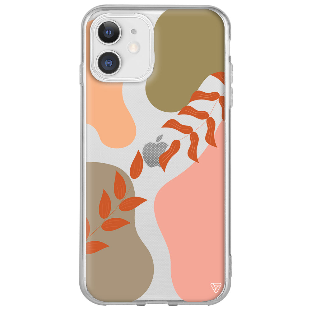 Leaf Touch Lansman Model İçi Kadife Silikon Telefon Kılıfı