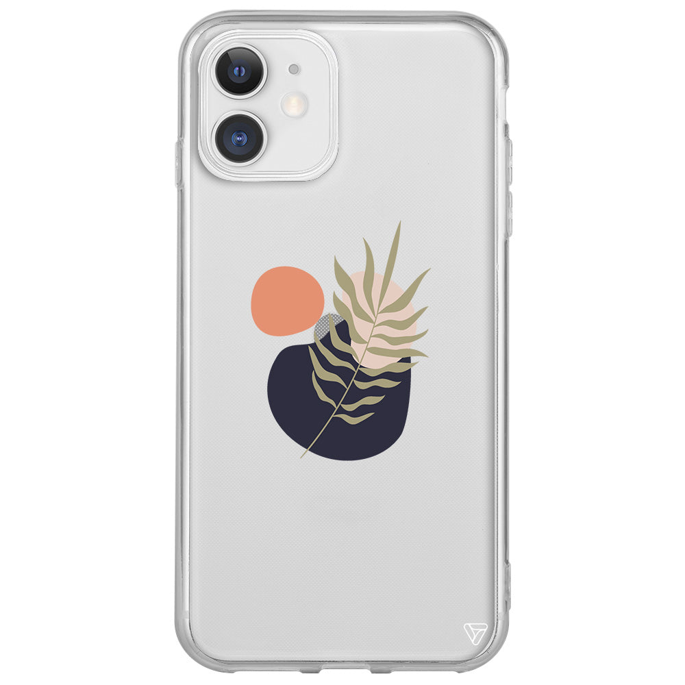 Botanik Lansman Model İçi Kadife Silikon Telefon Kılıfı