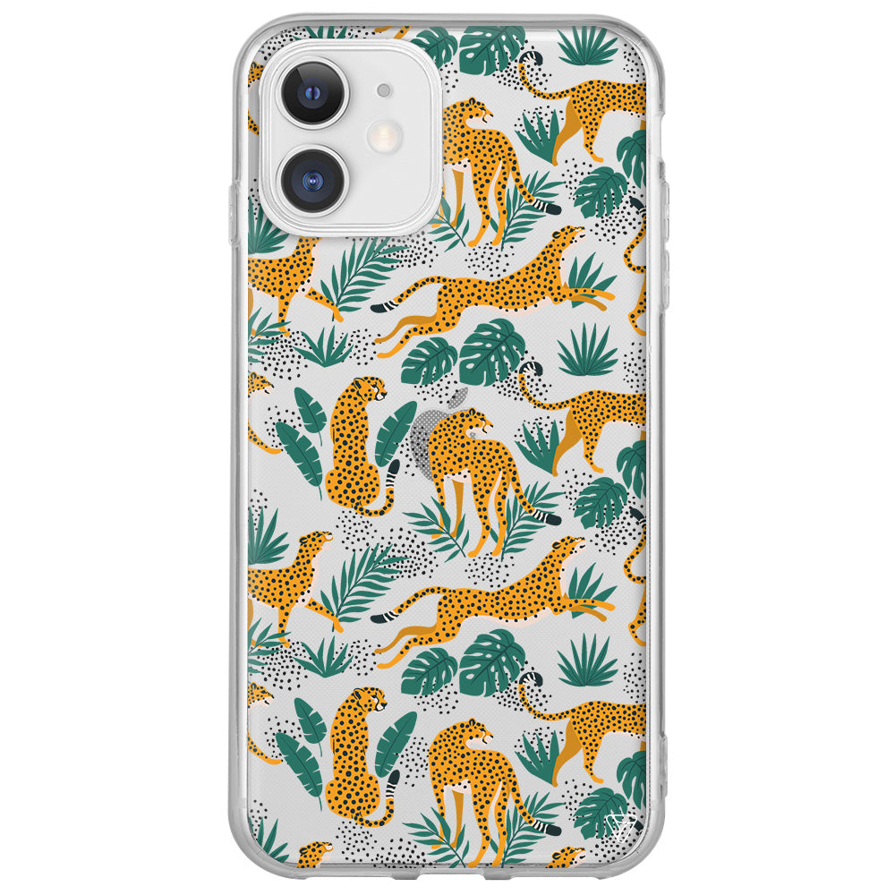 Leoparlar Lansman Model İçi Kadife Silikon Telefon Kılıfı