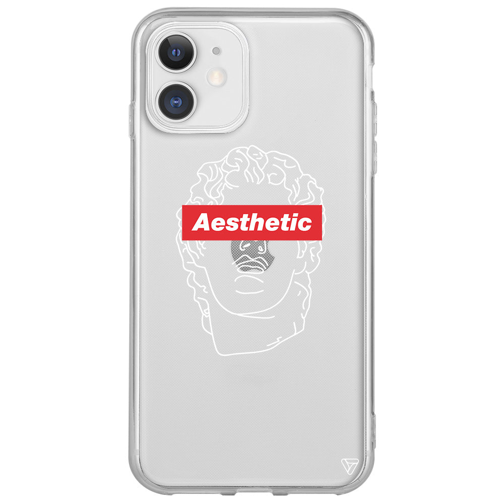 Aesthetic Lansman Model İçi Kadife Silikon Telefon Kılıfı