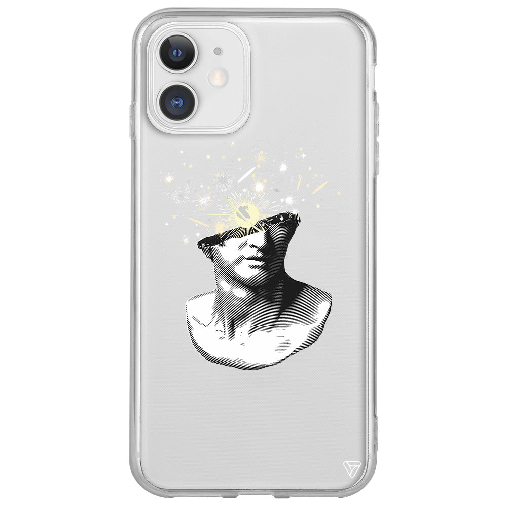 Cosmos in the brain Lansman Model İçi Kadife Silikon Telefon Kılıfı