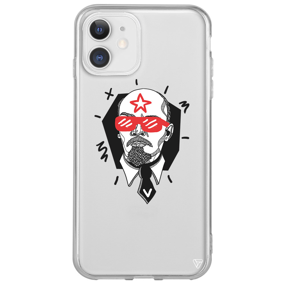 Lenin Lansman Model İçi Kadife Silikon Telefon Kılıfı