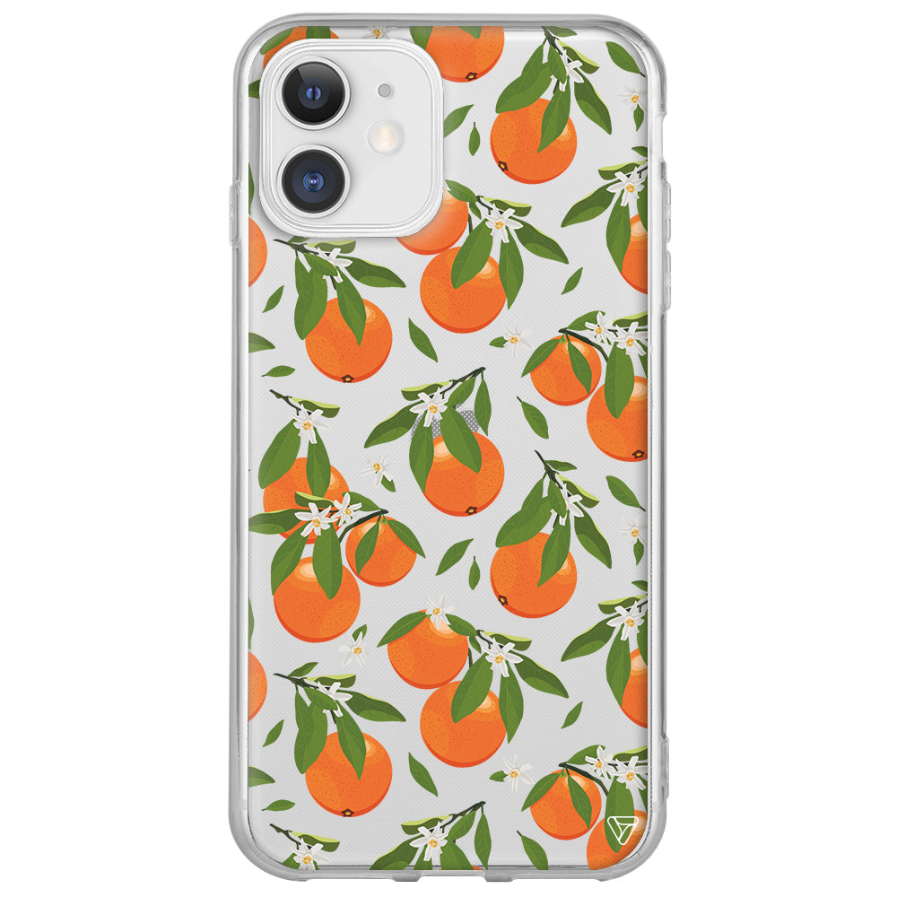 Portakal Bahcesi Lansman Model İçi Kadife Silikon Telefon Kılıfı