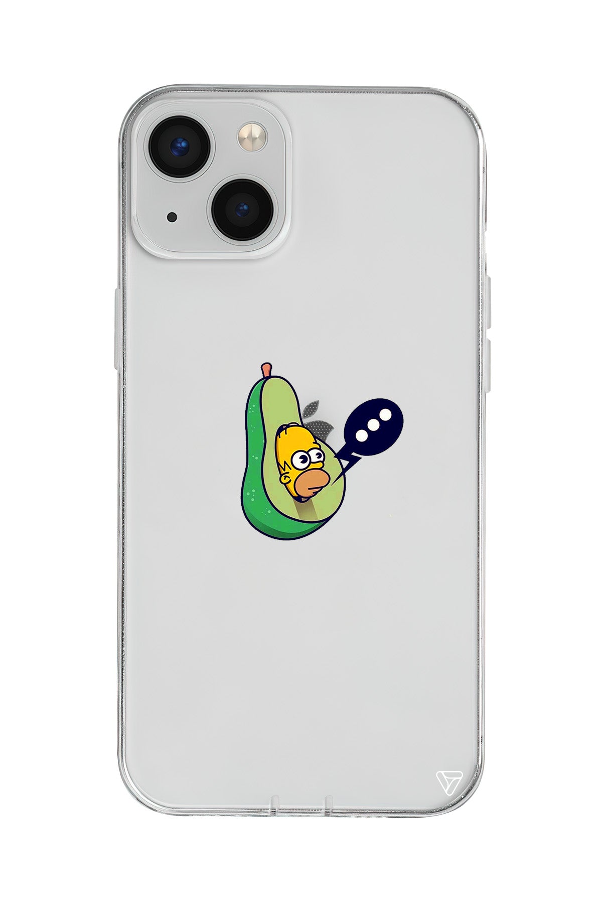 Avokado Simpson Lansman Model İçi Kadife Silikon Telefon Kılıfı – Plus Serisine Özel