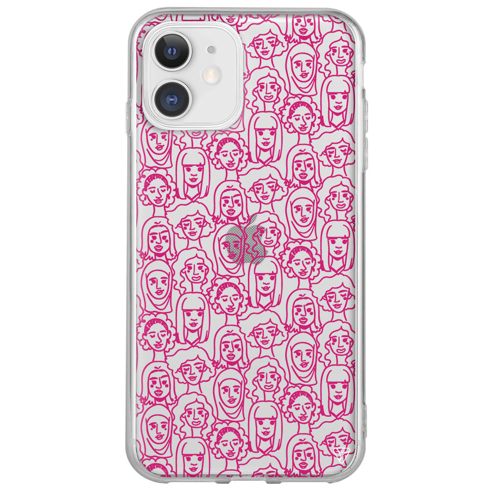 Cizgisel Dunya Lansman Model İçi Kadife Silikon Telefon Kılıfı