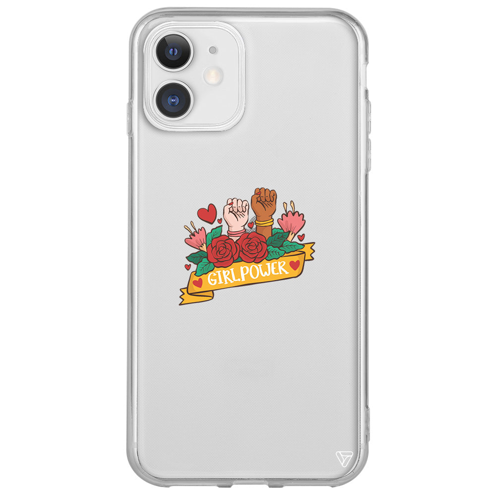 Girl Power 2 Lansman Model İçi Kadife Silikon Telefon Kılıfı