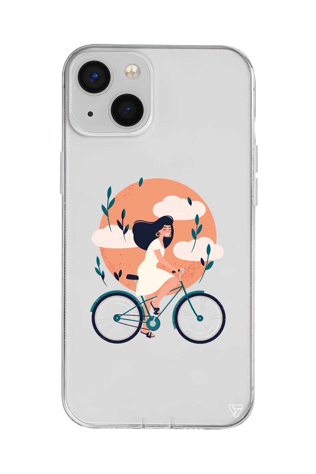 Flying On The Bike Lansman Model İçi Kadife Silikon Telefon Kılıfı – Plus Serisine Özel
