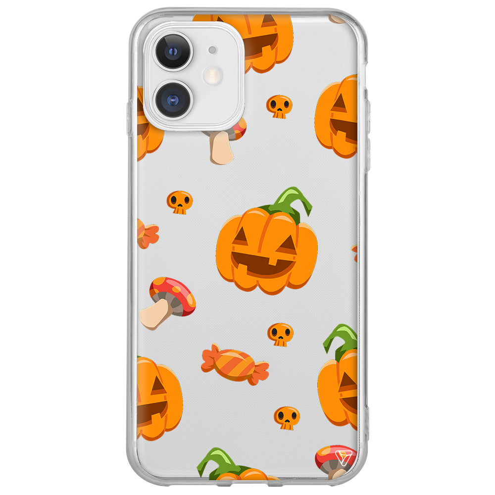 Deadly Pumpkin Lansman Model İçi Kadife Silikon Telefon Kılıfı