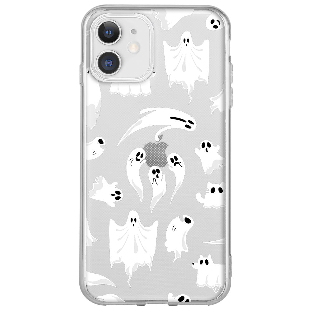 Ghosts Are Everywhere! Lansman Model İçi Kadife Silikon Telefon Kılıfı