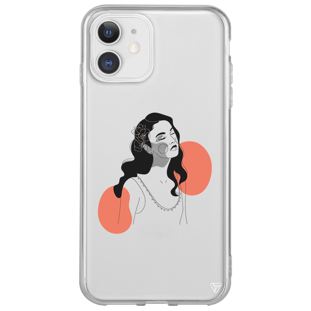 Emma Lansman Model İçi Kadife Silikon Telefon Kılıfı