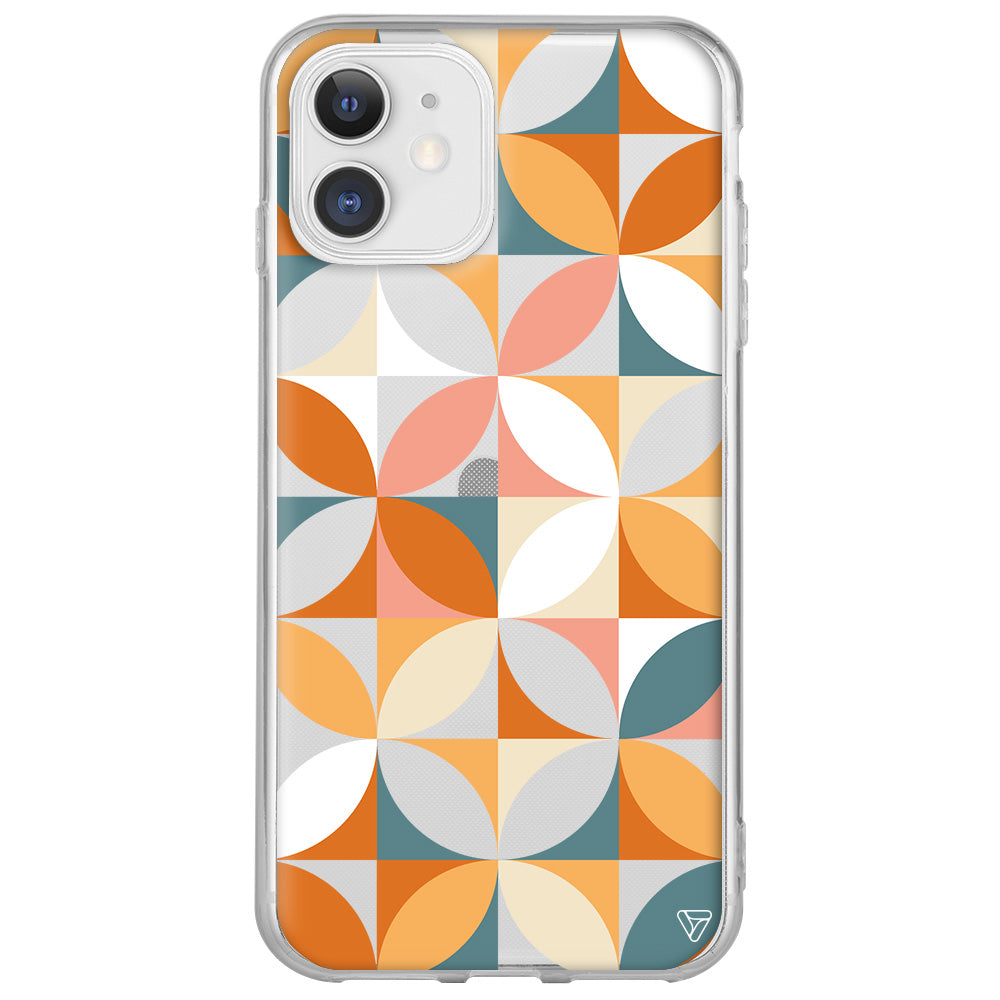 Abstract Desen 6 Lansman Model İçi Kadife Silikon Telefon Kılıfı