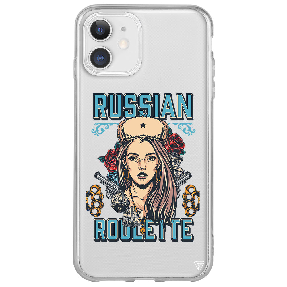Russian Girl Lansman Model İçi Kadife Silikon Telefon Kılıfı