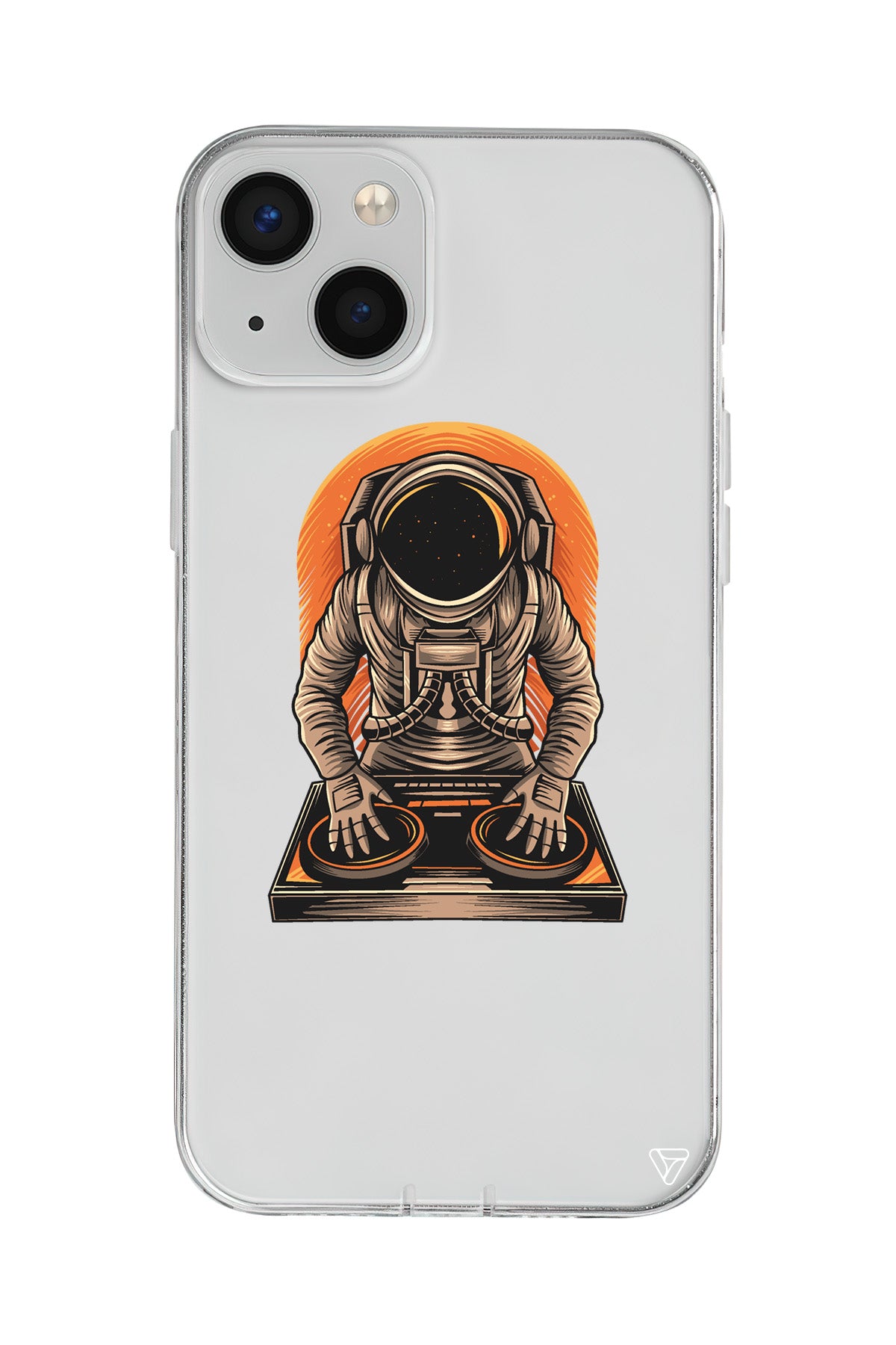 DJ Astronot Lansman Model İçi Kadife Silikon Telefon Kılıfı – Plus Serisine Özel