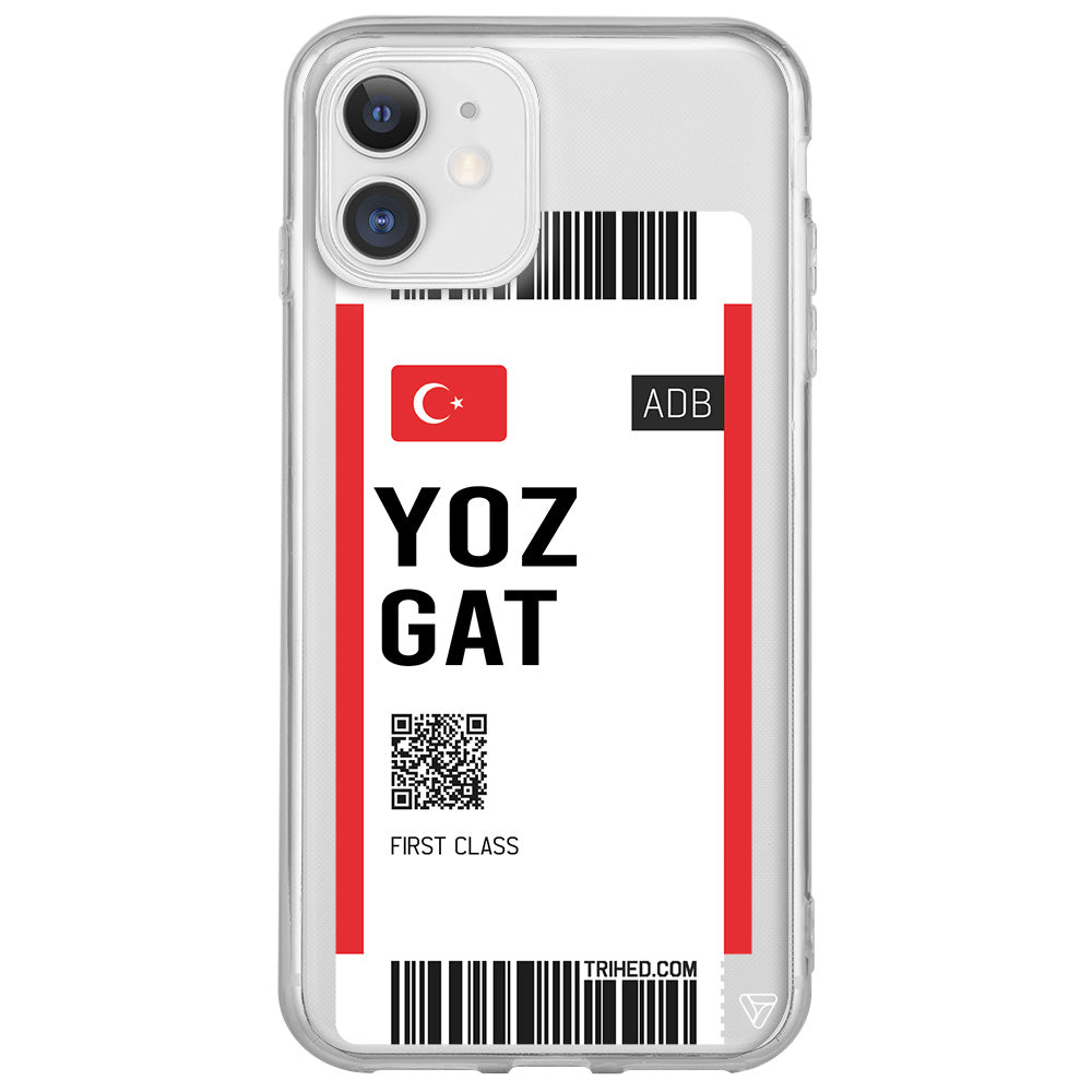 Yozgat Bileti Lansman Model İçi Kadife Silikon Telefon Kılıfı