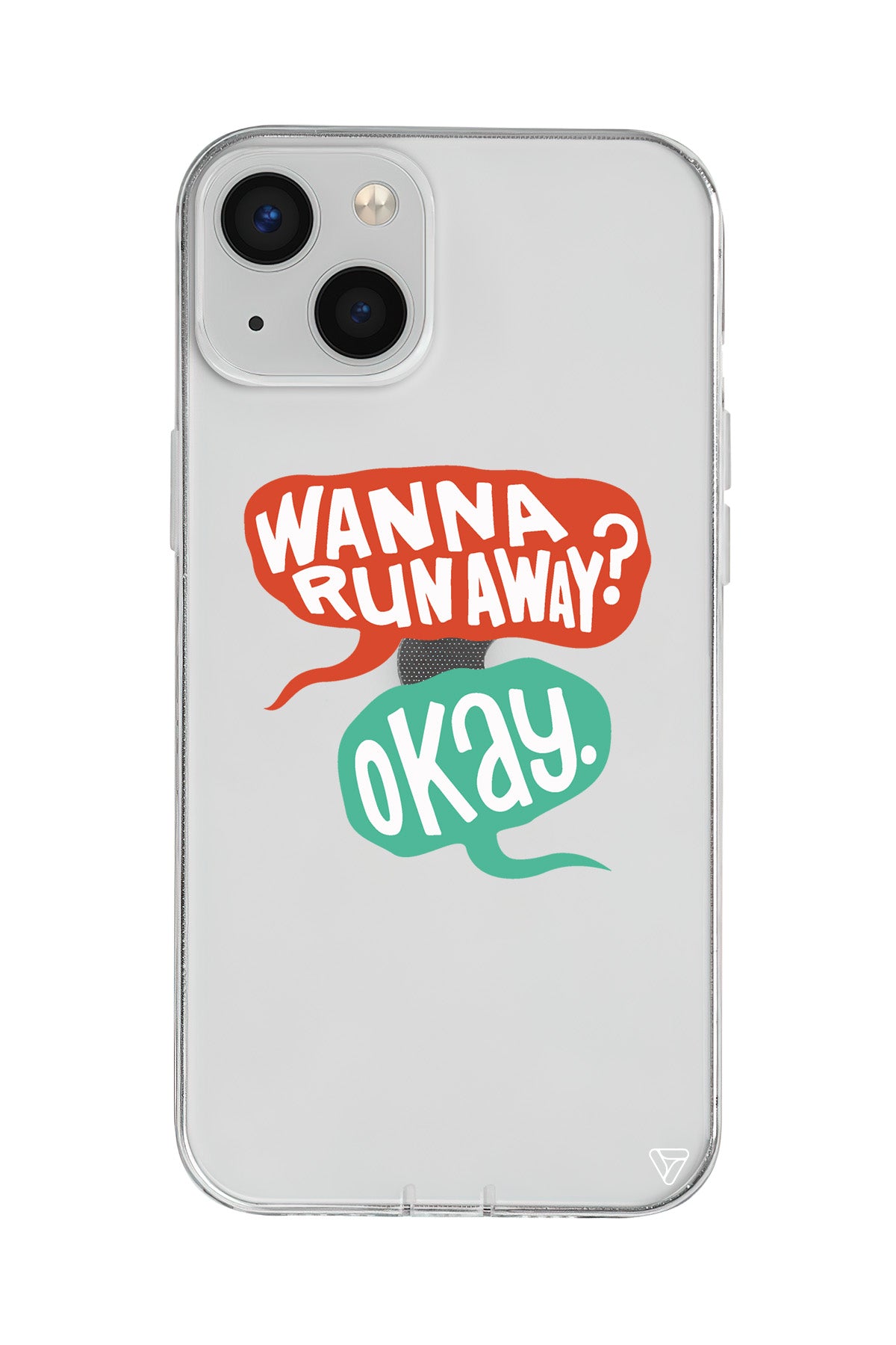 Wanna Run Away? Lansman Model İçi Kadife Silikon Telefon Kılıfı – Plus Serisine Özel