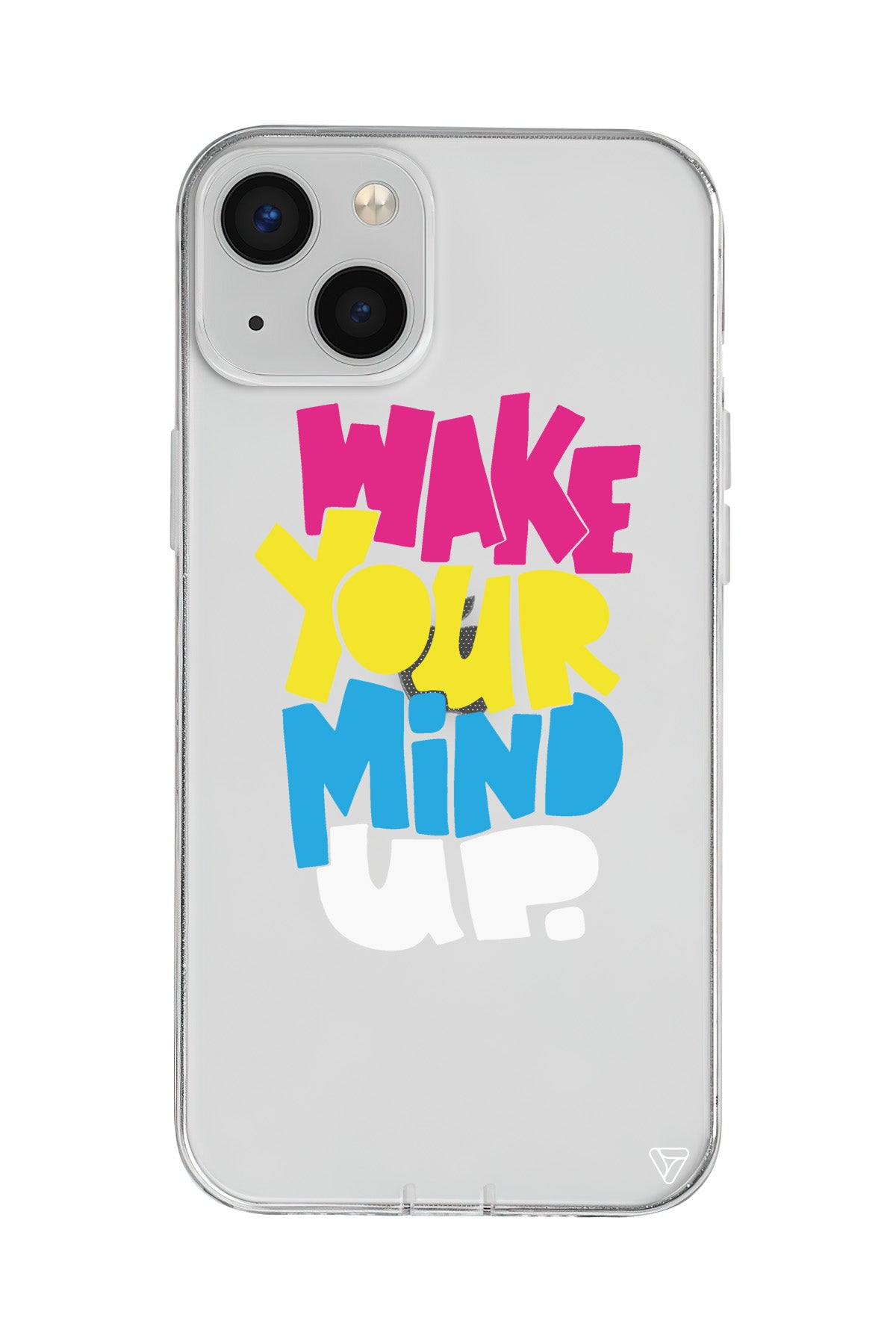 Wake Your Mind Up Lansman Model İçi Kadife Silikon Telefon Kılıfı – Plus Serisine Özel