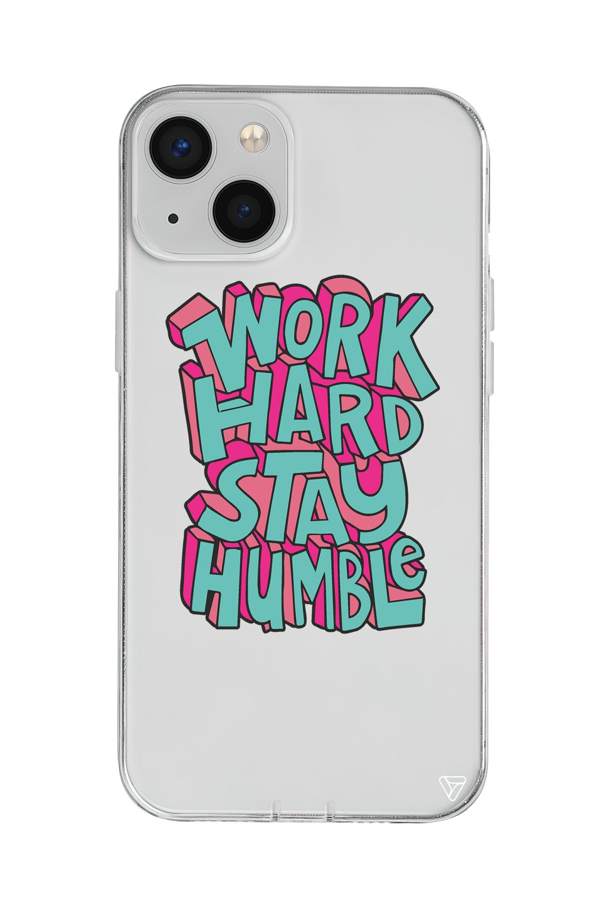 Work Hard Lansman Model İçi Kadife Silikon Telefon Kılıfı – Plus Serisine Özel