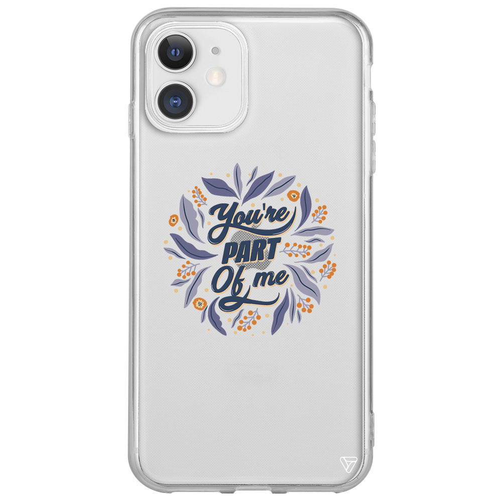 Part of Me Lansman Model İçi Kadife Silikon Telefon Kılıfı