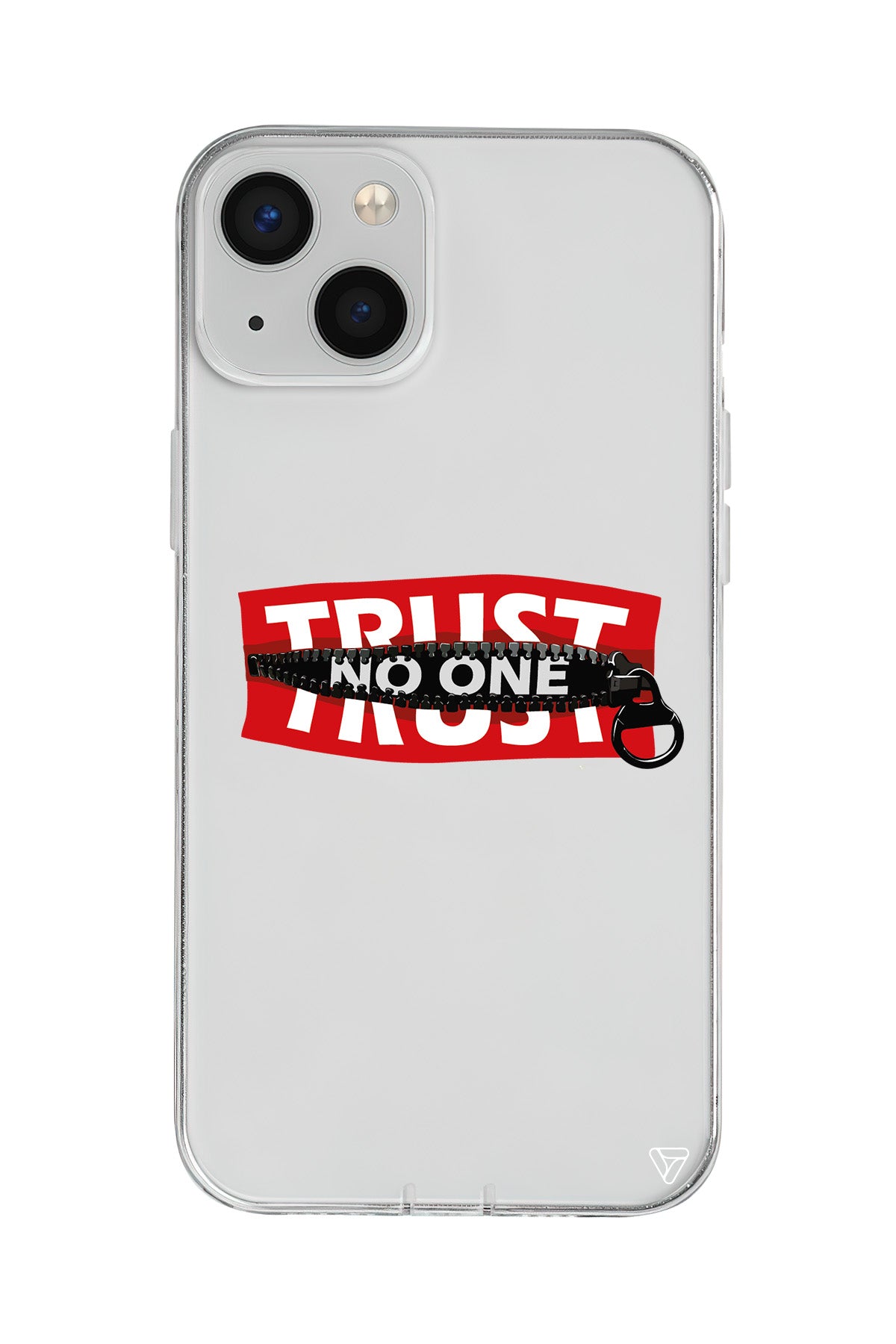 Trust No One Lansman Model İçi Kadife Silikon Telefon Kılıfı – Plus Serisine Özel