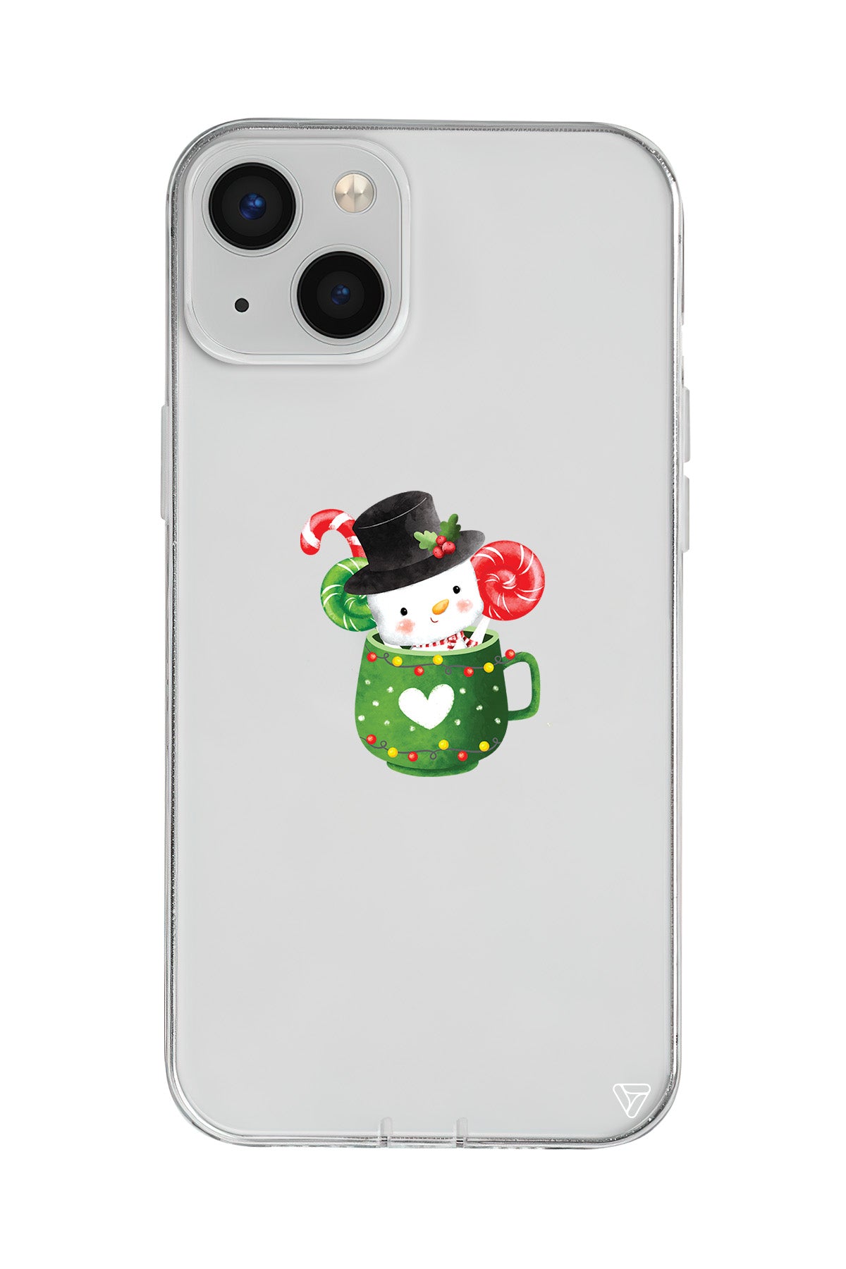 A Cup Of Xmas Lansman Model İçi Kadife Silikon Telefon Kılıfı – Plus Serisine Özel