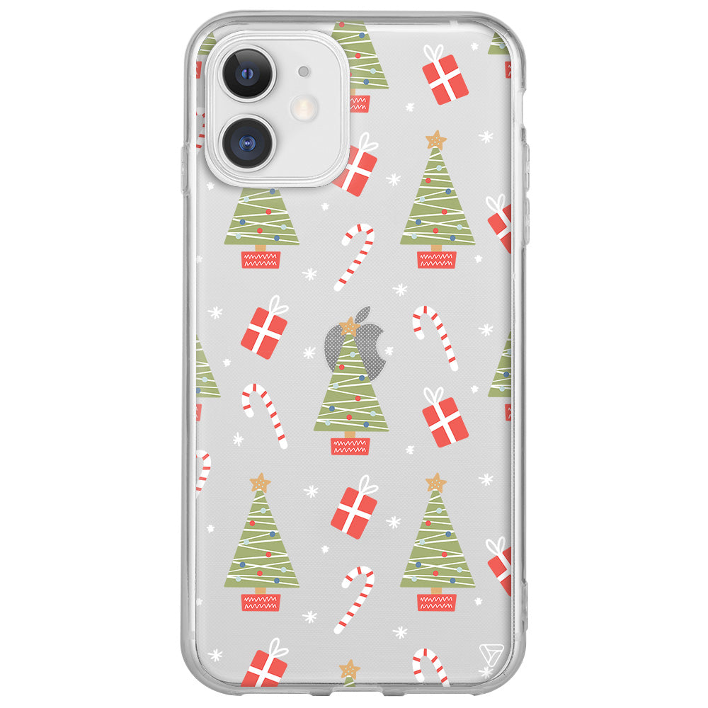 Christmas Candy Lansman Model İçi Kadife Silikon Telefon Kılıfı