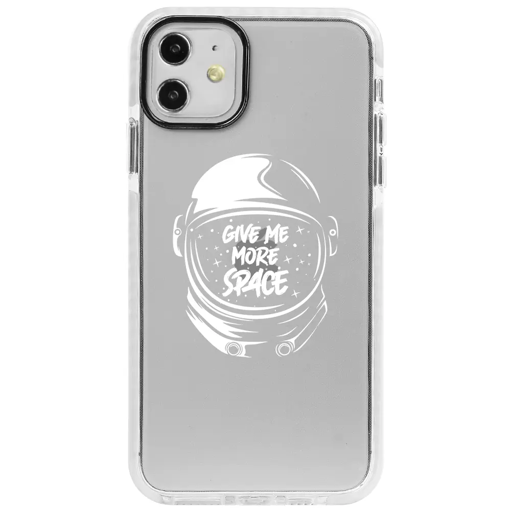 Apple iPhone 11 Beyaz Impact Premium Telefon Kılıfı - Give Me More