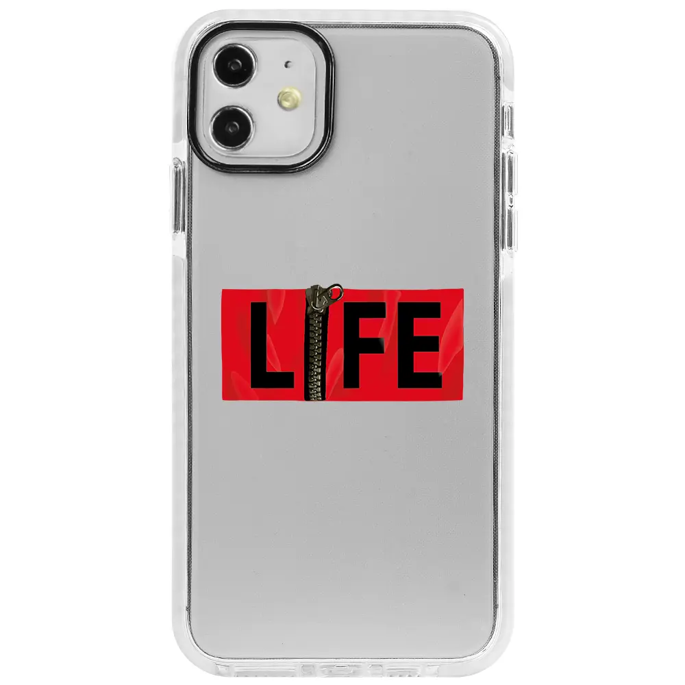 Apple iPhone 11 Beyaz Impact Premium Telefon Kılıfı - Life