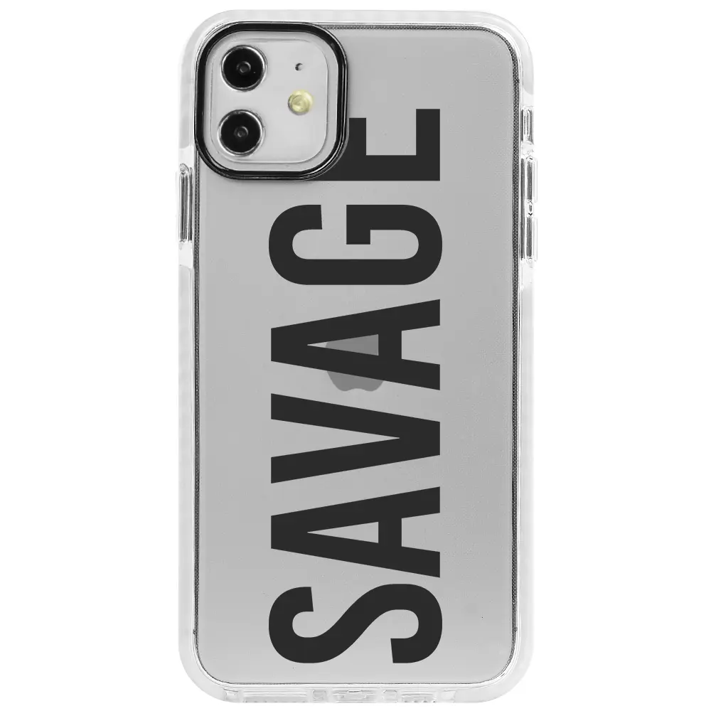 Apple iPhone 11 Beyaz Impact Premium Telefon Kılıfı - Savage