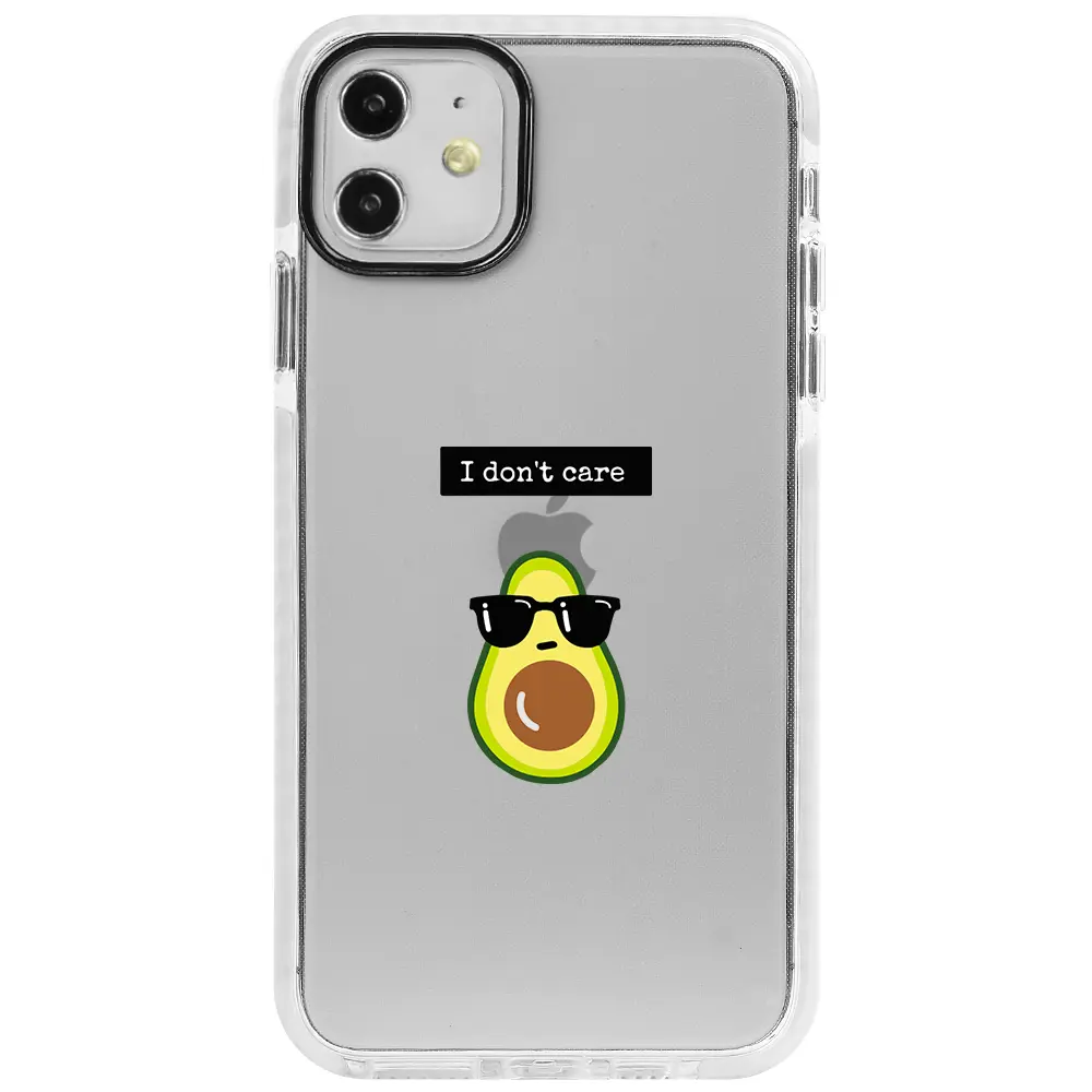 Apple iPhone 11 Beyaz Impact Premium Telefon Kılıfı - Thug Avokado