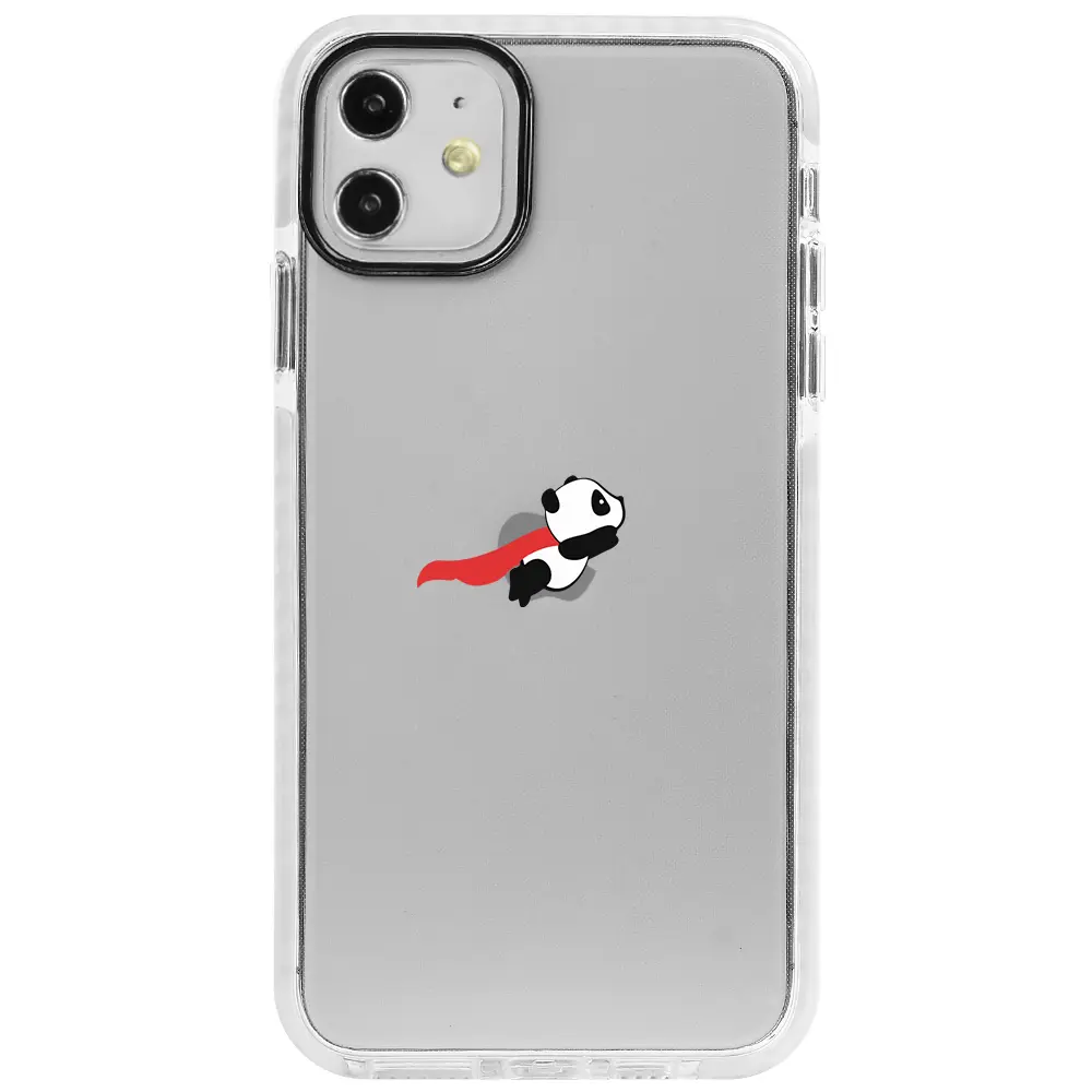 Apple iPhone 11 Beyaz Impact Premium Telefon Kılıfı - Uçan Panda