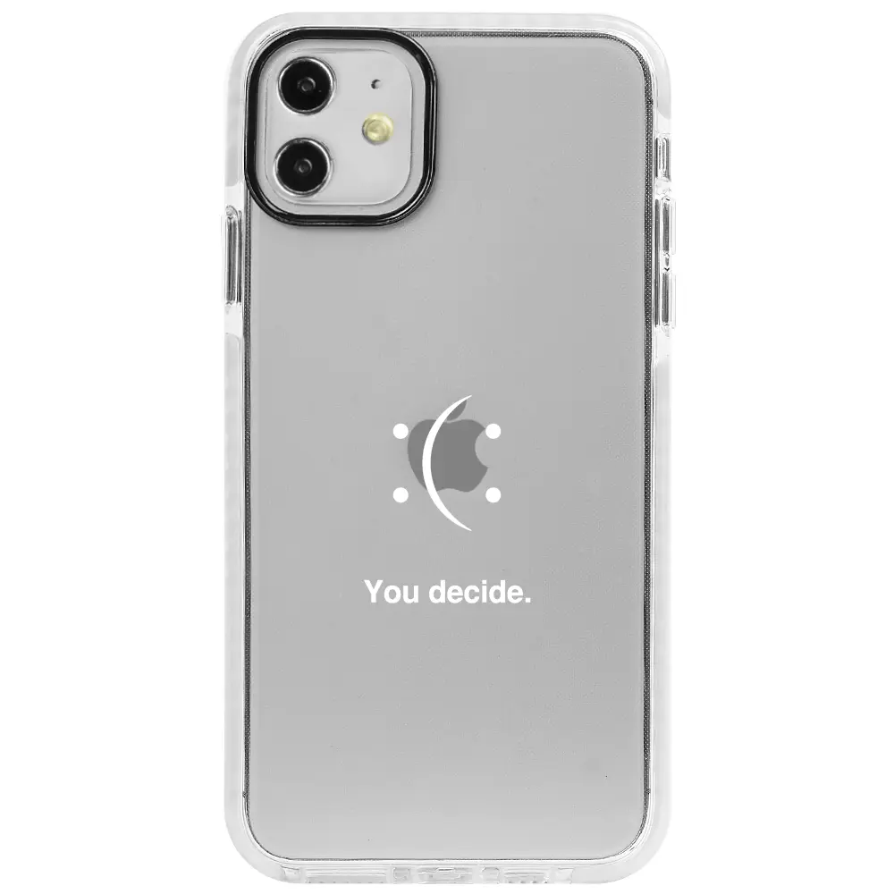 Apple iPhone 11 Beyaz Impact Premium Telefon Kılıfı - You Decide
