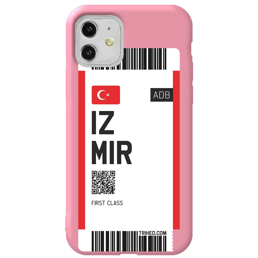 Apple iPhone 11 Pembe Renkli Silikon Telefon Kılıfı - İzmir Bileti