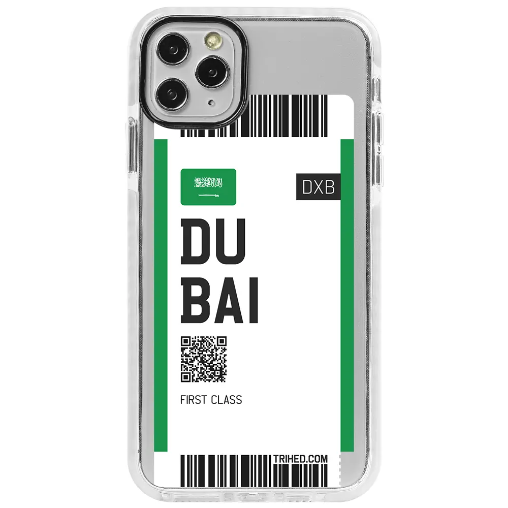 Apple iPhone 11 Pro Beyaz Impact Premium Telefon Kılıfı - Dubai Bileti