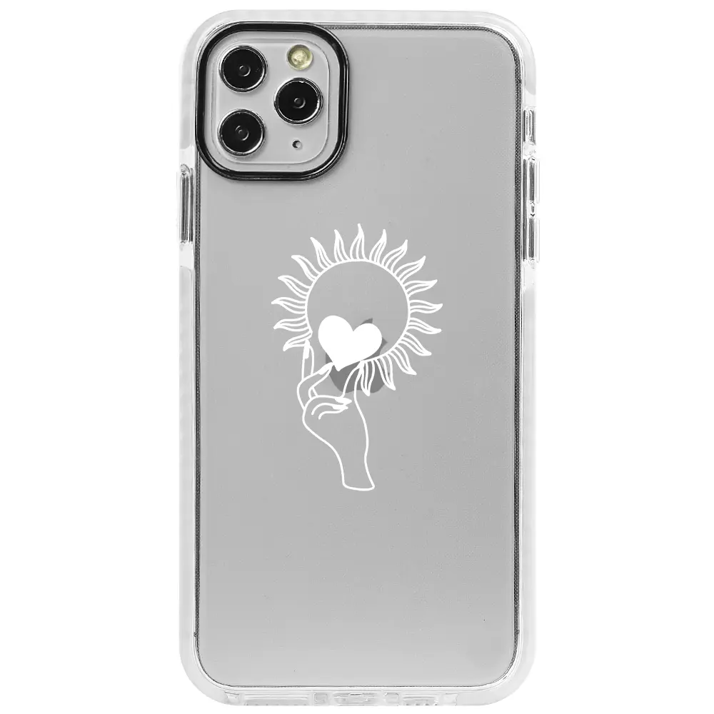 Apple iPhone 11 Pro Beyaz Impact Premium Telefon Kılıfı - Keep Heart