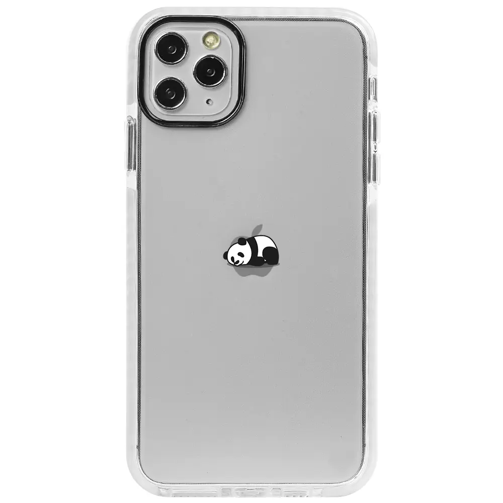 Apple iPhone 11 Pro Beyaz Impact Premium Telefon Kılıfı - Miskin Panda