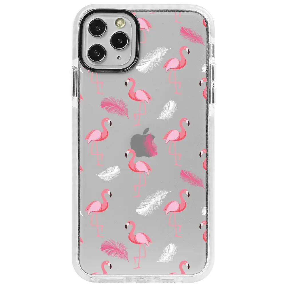 Apple iPhone 11 Pro Beyaz Impact Premium Telefon Kılıfı - Tuy ve Flamingo
