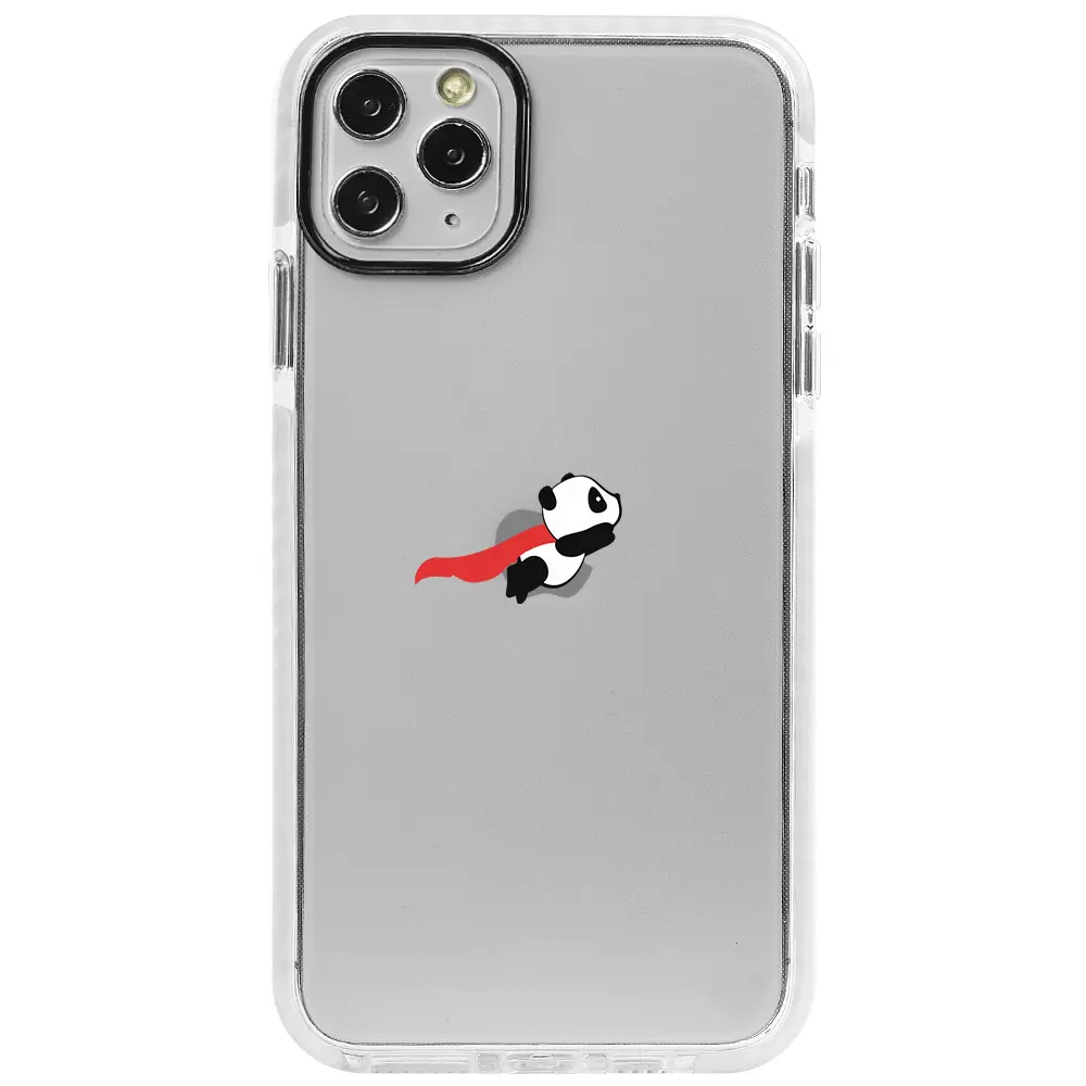 Apple iPhone 11 Pro Beyaz Impact Premium Telefon Kılıfı - Uçan Panda