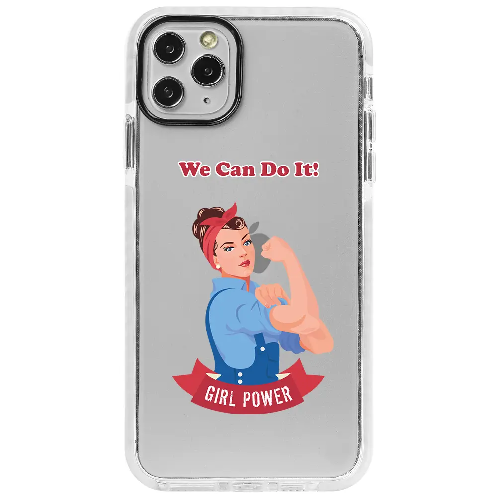 Apple iPhone 11 Pro Beyaz Impact Premium Telefon Kılıfı - We Can Do It!