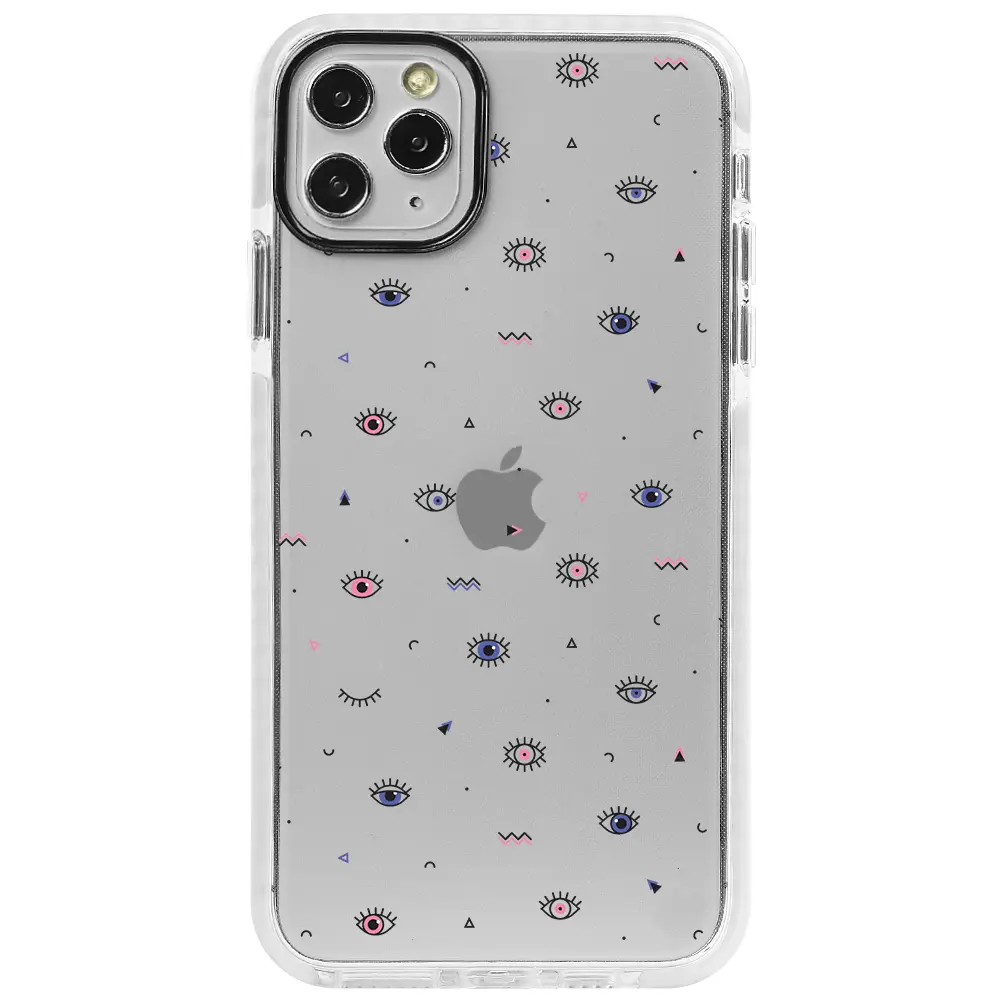 Apple iPhone 11 Pro Max Beyaz Impact Premium Telefon Kılıfı - Dijital Göz
