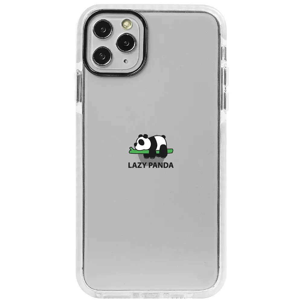 Apple iPhone 11 Pro Max Beyaz Impact Premium Telefon Kılıfı - Lazy Panda