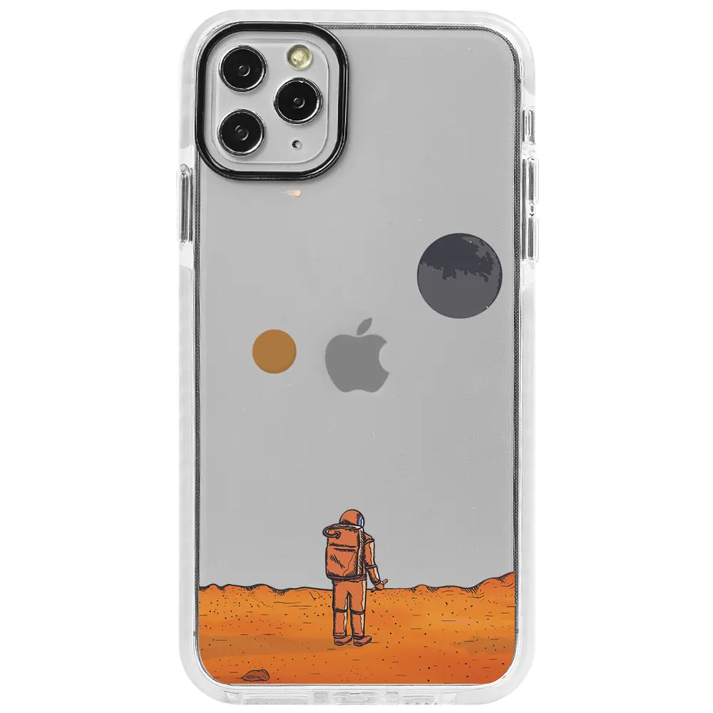 Apple iPhone 11 Pro Max Beyaz Impact Premium Telefon Kılıfı - Mars