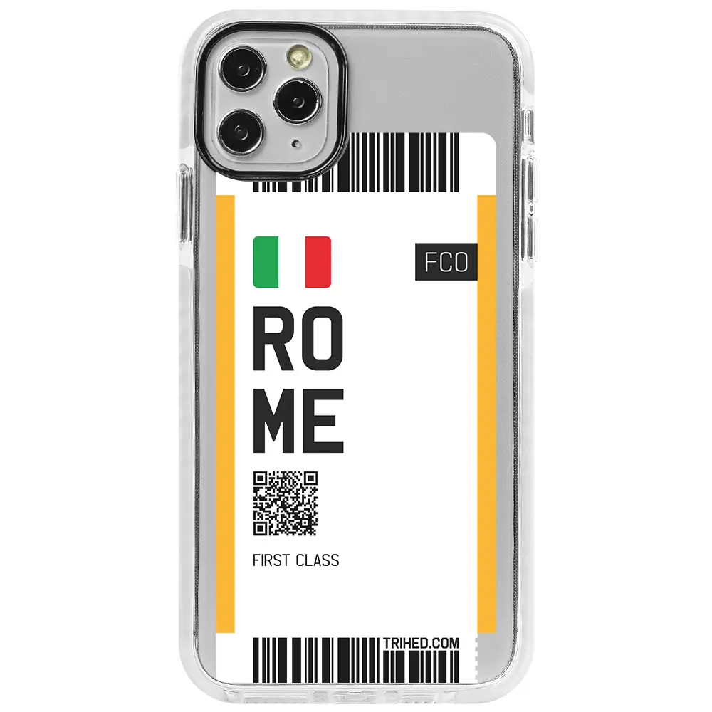 Apple iPhone 11 Pro Max Beyaz Impact Premium Telefon Kılıfı - Rome Bileti