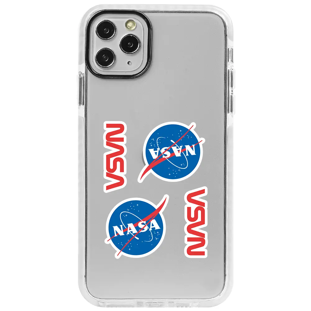 Apple iPhone 11 Pro Max Beyaz Impact Premium Telefon Kılıfı - Space Station