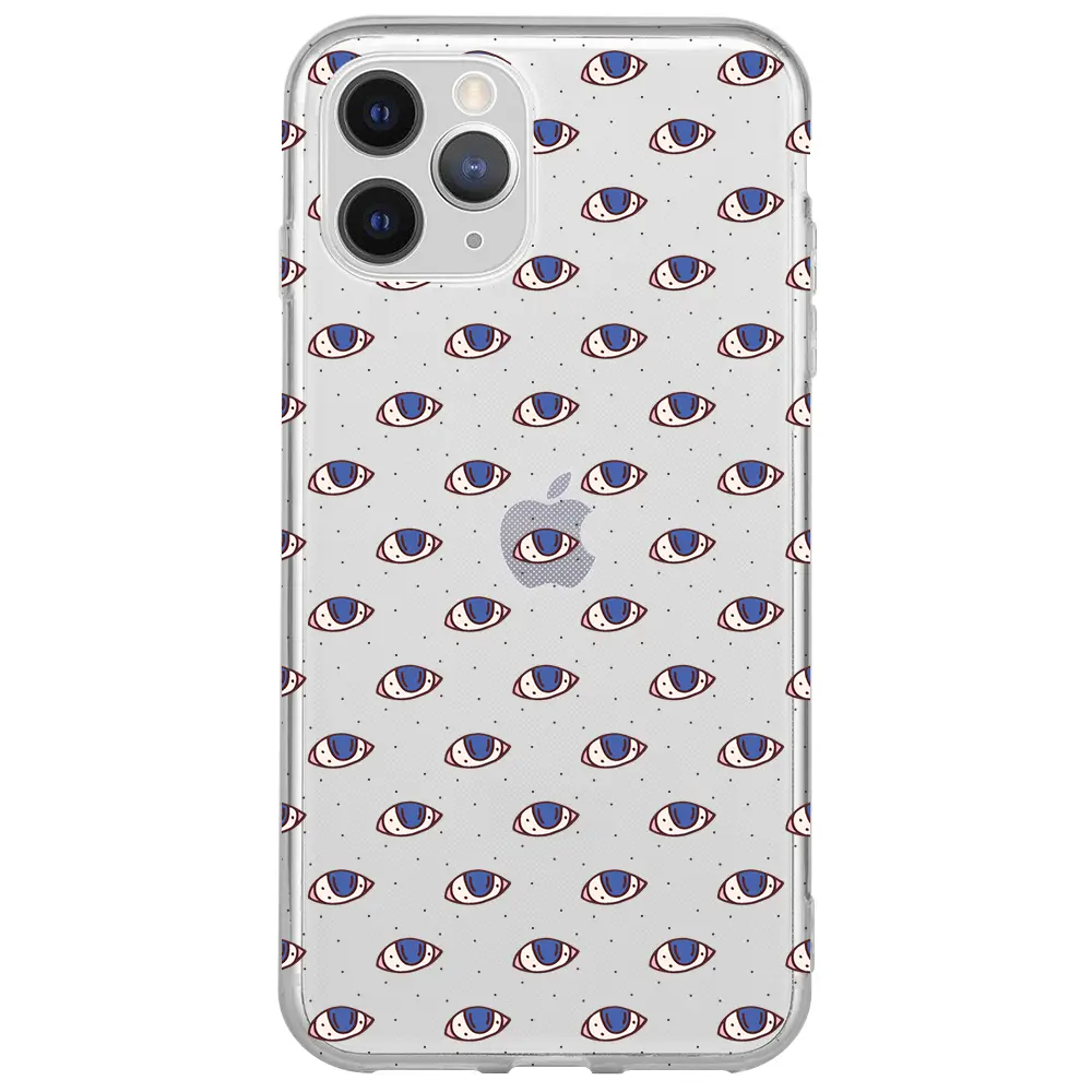 Apple iPhone 11 Pro Max Şeffaf Telefon Kılıfı - Eyes On You