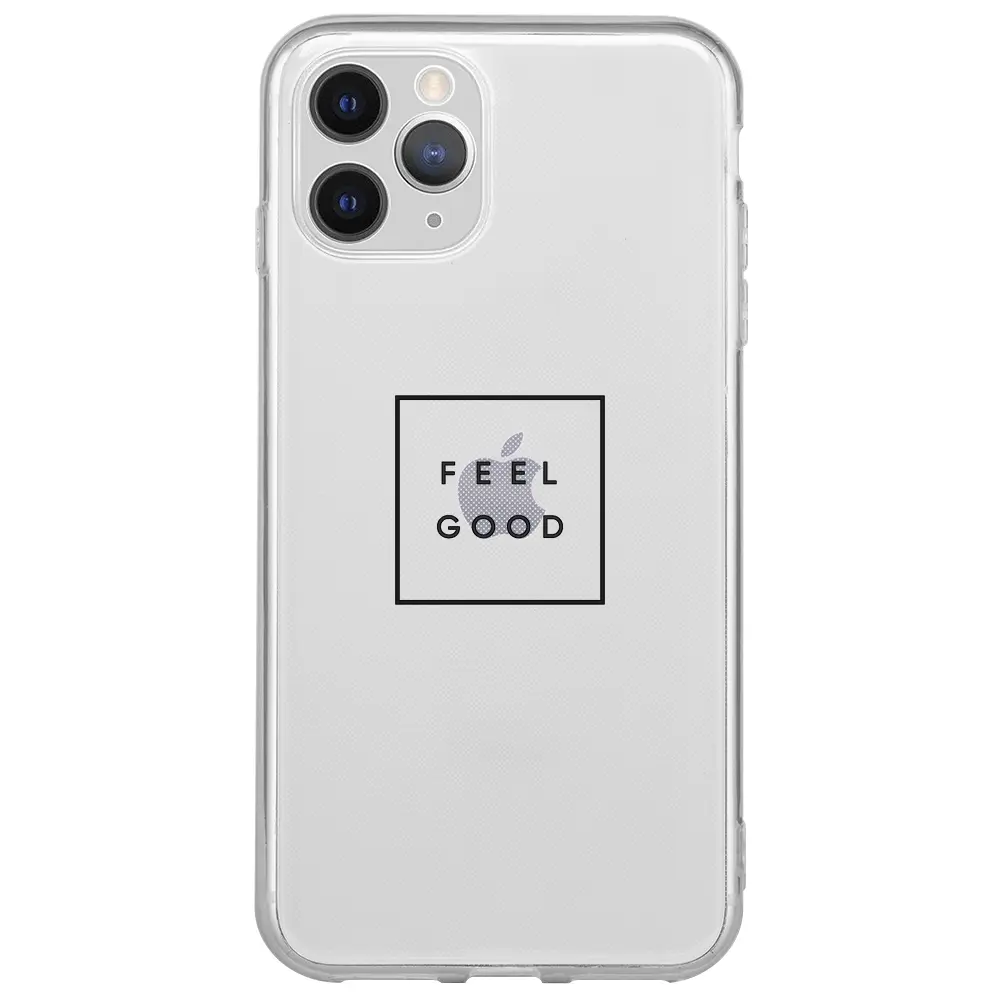 Apple iPhone 11 Pro Max Şeffaf Telefon Kılıfı - Feel Good