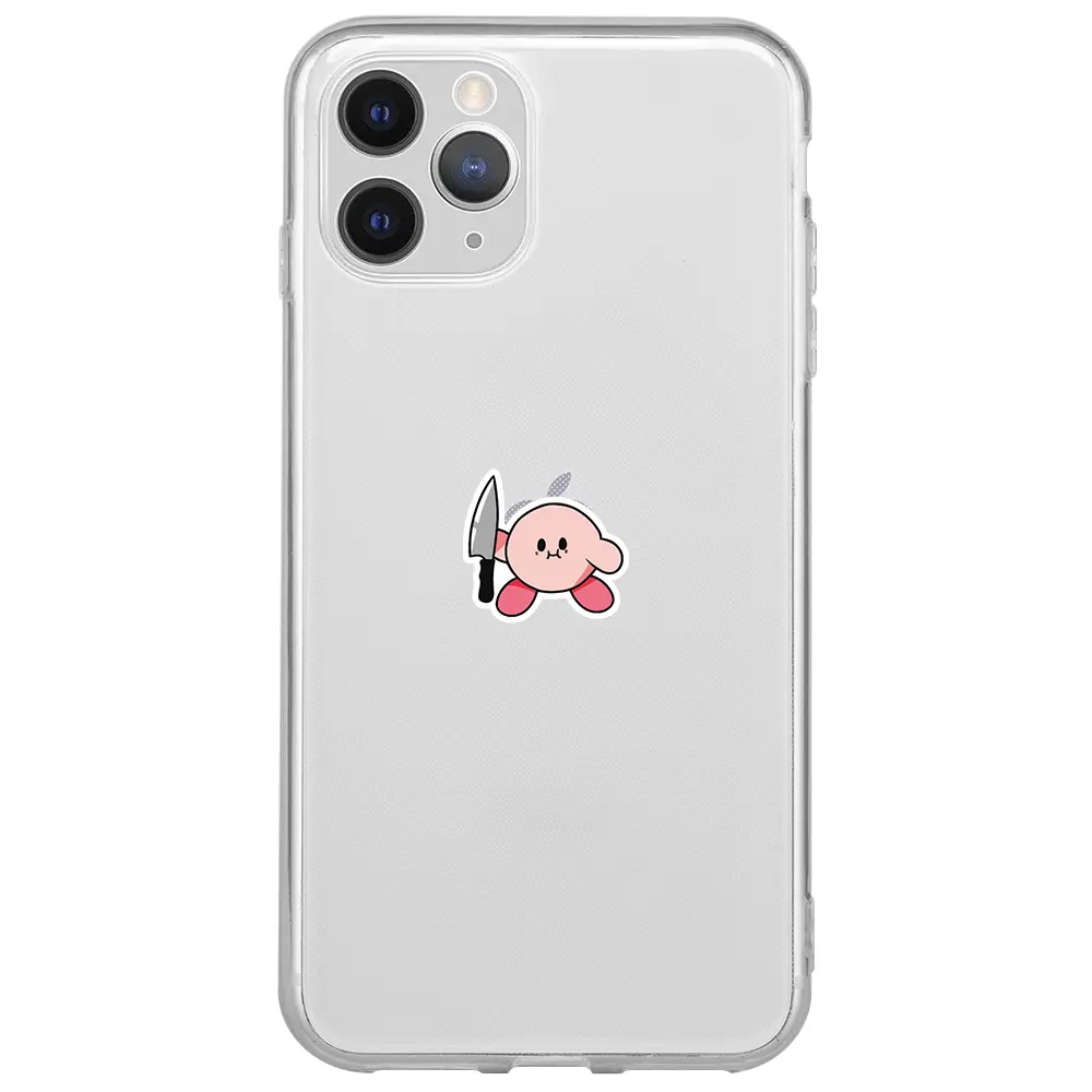 Apple iPhone 11 Pro Max Şeffaf Telefon Kılıfı - Kirby