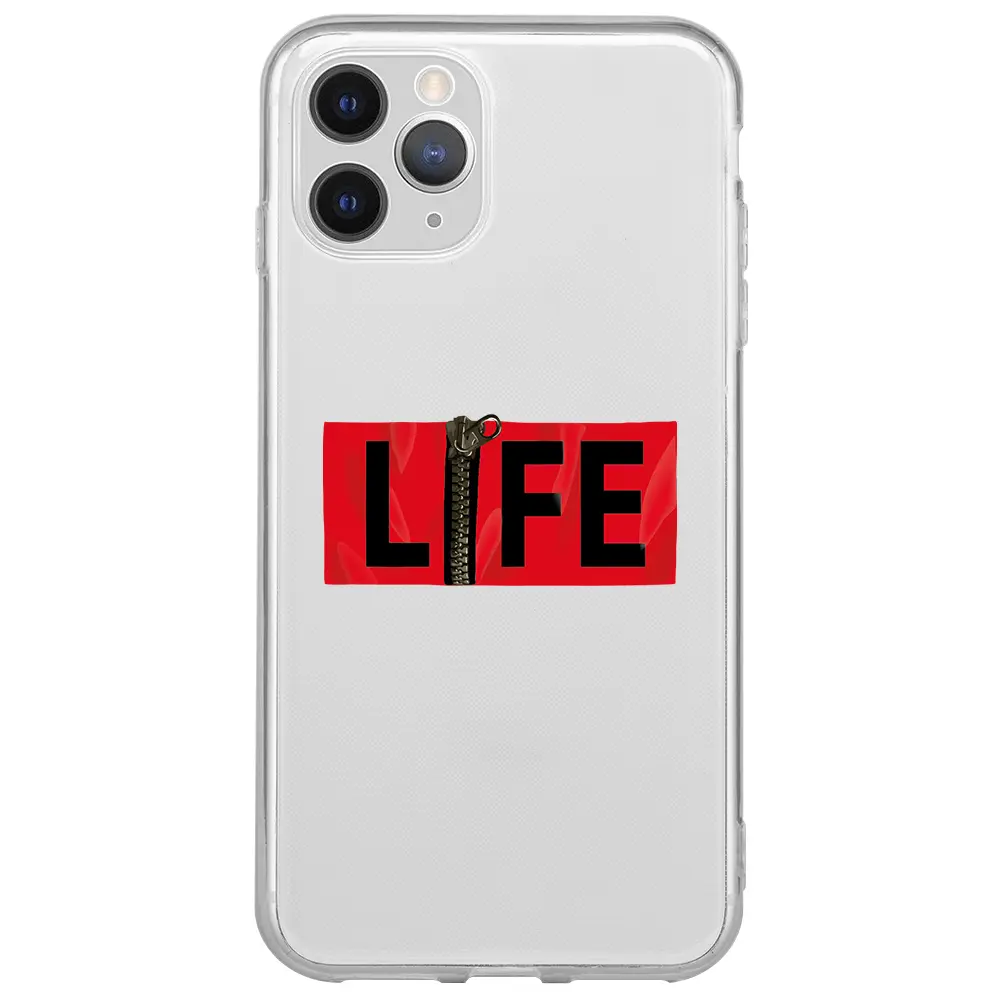 Apple iPhone 11 Pro Max Şeffaf Telefon Kılıfı - Life
