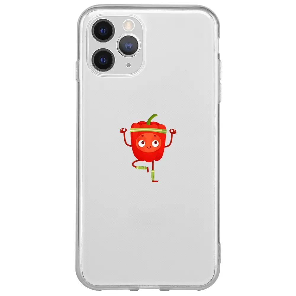 Apple iPhone 11 Pro Max Şeffaf Telefon Kılıfı - Mr. Pepper