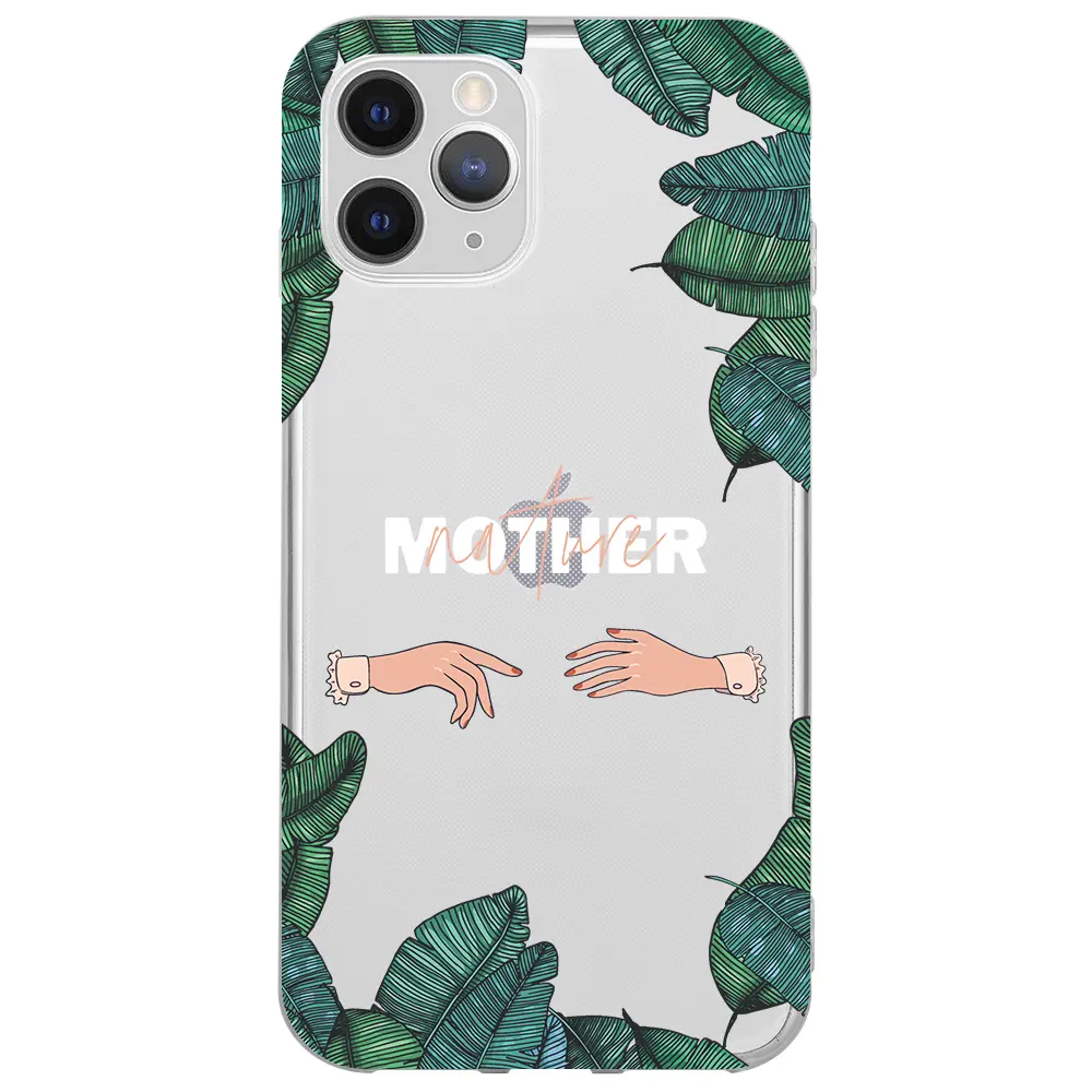 Apple iPhone 11 Pro Max Şeffaf Telefon Kılıfı - Nature Mother