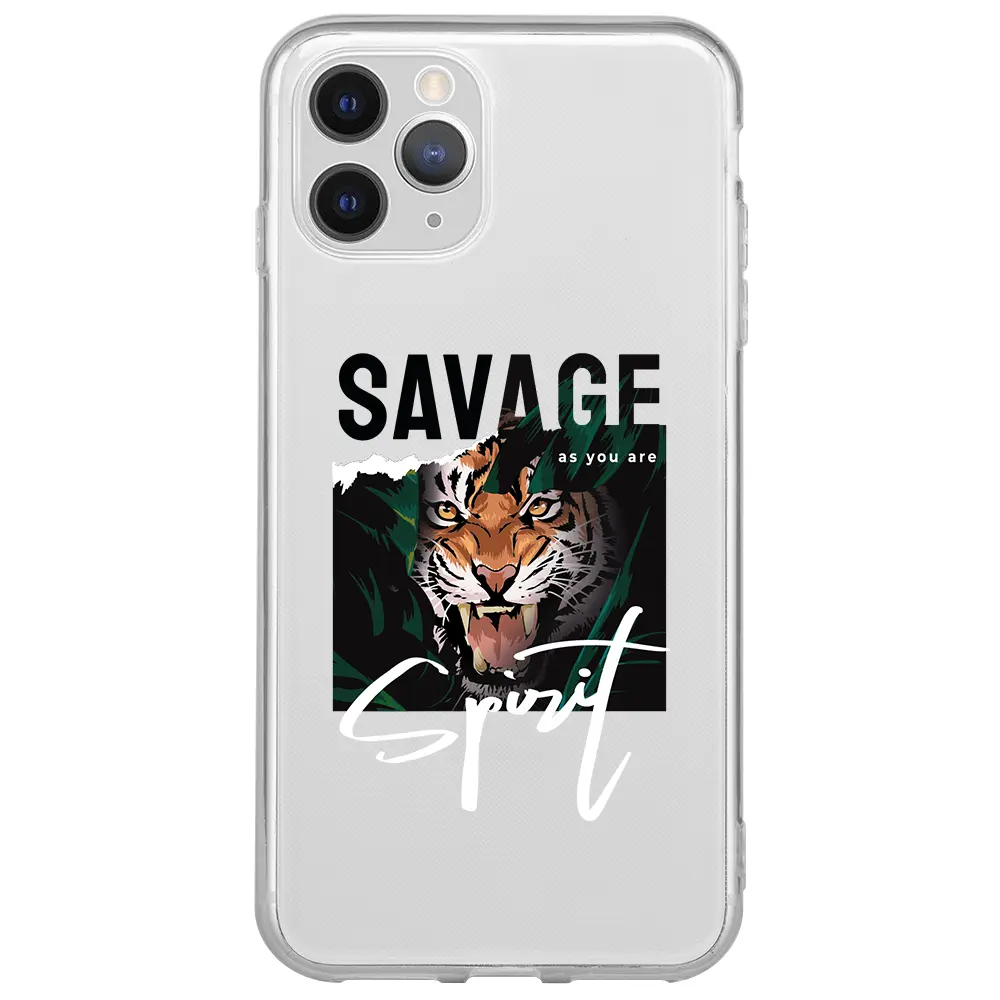 Apple iPhone 11 Pro Max Şeffaf Telefon Kılıfı - Savage 2